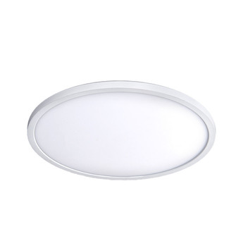 Round LED Flush Mount in White (34|FM15RN935WT)