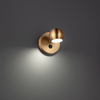 Duplex LED Bed Task Light in Aged Brass (34|BL67305AB)