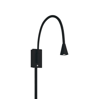 Stretch LED Swing Arm Wall Lamp in Black (34|BL1630BK)