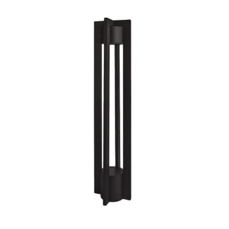 Chamber LED Bollard in Black on Aluminum (34|663327BK)