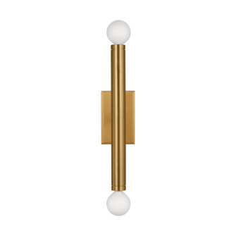 Beckham Modern Two Light Wall Sconce in Burnished Brass (454|TW1122BBS) Beckham Modern Two Light Wall Sconce in Burnished Brass (454|TW1122BBS)