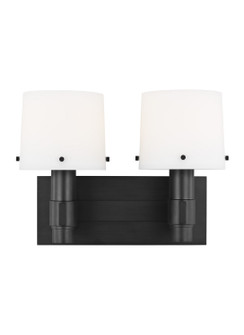 Palma Two Light Vanity in Aged Iron (454|TV1082AI)