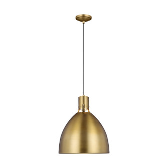 Brynne LED Pendant in Burnished Brass (454|P1443BBSL1)