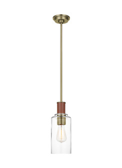 Hadley One Light Pendant in Time Worn Brass (454|LP1071TWBCG)