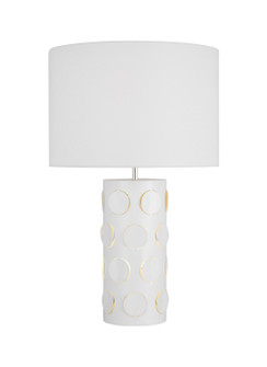 Dottie Two Light Table Lamp in Polished Nickel (454|KST1022PN1)