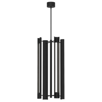 Carson LED Pendant in Midnight Black (454|KP1114MBK)