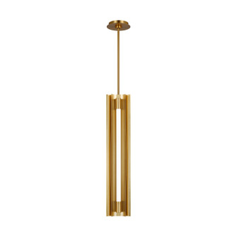 Carson LED Pendant in Burnished Brass (454|KP1084BBS)
