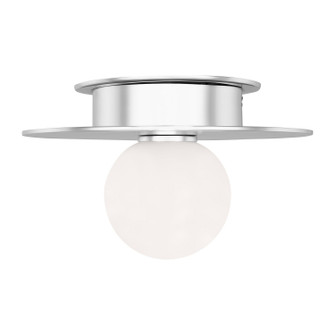 Nodes One Light Flush Mount in Polished Nickel (454|KF1001PN) Nodes One Light Flush Mount in Polished Nickel (454|KF1001PN)