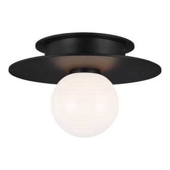 Nodes One Light Flush Mount in Midnight Black (454|KF1001MBK)