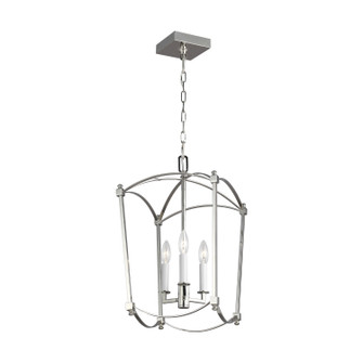 Thayer Three Light Lantern in Polished Nickel (454|F33213PN)