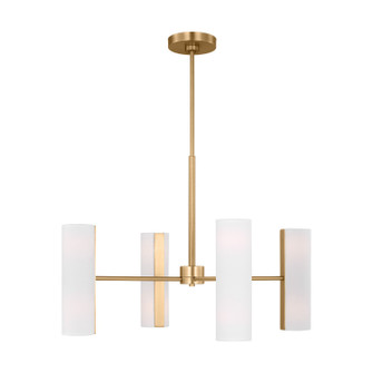 Capalino Eight Light Chandelier in Satin Brass (454|DJC1058SB)