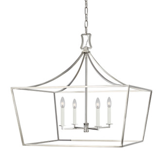 Southold Four Light Lantern in Polished Nickel (454|CC1044PN)