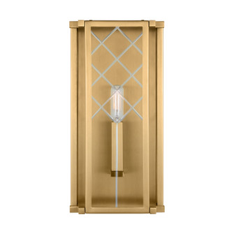 Erro One Light Wall Sconce in Burnished Brass (454|AW1161BBS)