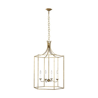 Bantry House Four Light Pendant in Antique Gild (454|AC1024ADB)