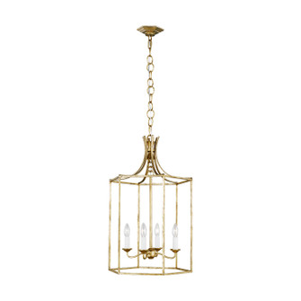 Bantry House Four Light Pendant in Antique Gild (454|AC1014ADB)