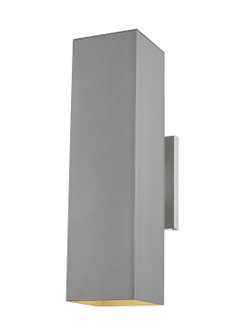 Pohl Two Light Outdoor Wall Lantern in Painted Brushed Nickel (454|8831702EN3753)