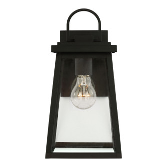 Founders One Light Outdoor Wall Lantern in Black (454|864840112)