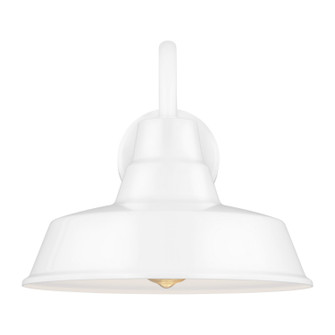 Barn Light One Light Outdoor Wall Lantern in White (454|8637401EN315)