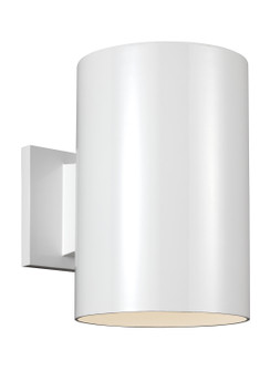 Outdoor Cylinders One Light Outdoor Wall Lantern in White (454|8313901EN315)