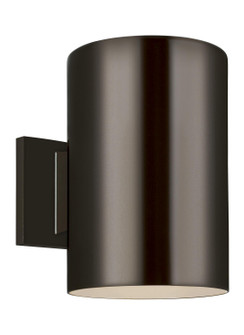 Outdoor Cylinders One Light Outdoor Wall Lantern in Bronze (454|831390110T)