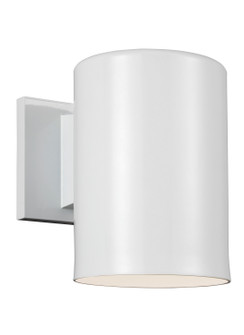 Outdoor Cylinders One Light Outdoor Wall Lantern in White (454|8313801EN315)