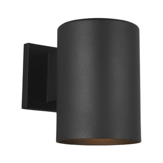 Outdoor Cylinders LED Outdoor Wall Lantern in Black (454|831380112T)