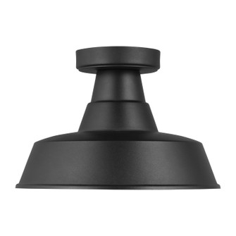 Barn Light One Light Outdoor Flush Mount in Black (454|7837401EN312)