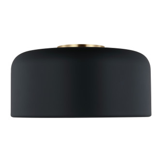 Malone LED Flush Mount in Midnight Black (454|7605401EN3112)