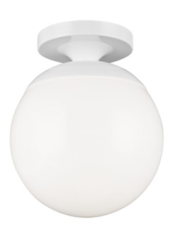 Leo - Hanging Globe One Light Wall / Ceiling Semi-Flush Mount in White (454|7518EN315)