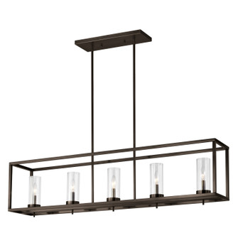 Zire Five Light Island Pendant in Brushed Oil Rubbed Bronze (454|6690305EN778)