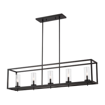 Zire Five Light Island Pendant in Midnight Black (454|6690305112)