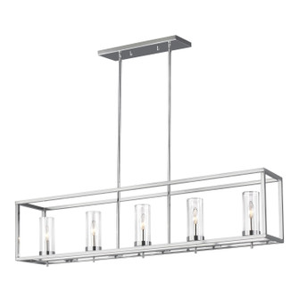 Zire Five Light Island Pendant in Chrome (454|669030505)