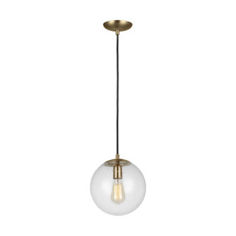 Leo - Hanging Globe One Light Pendant in Satin Brass (454|6601801848)