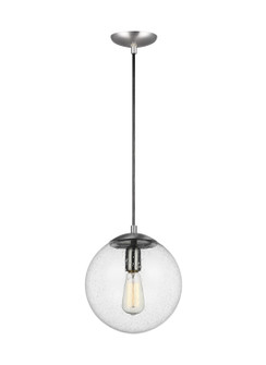 Leo - Hanging Globe One Light Pendant in Satin Aluminum (454|660180104)