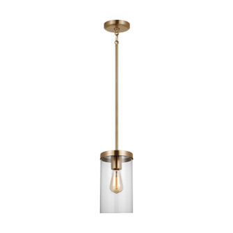 Zire One Light Pendant in Satin Brass (454|6590301848)