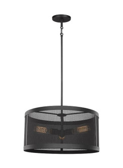 Gereon Three Light Pendant in Black (454|6528503EN712)