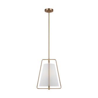 Allis One Light Pendant in Satin Brass (454|6507401848)