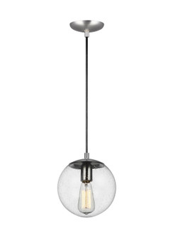 Leo - Hanging Globe One Light Pendant in Satin Aluminum (454|650180104)