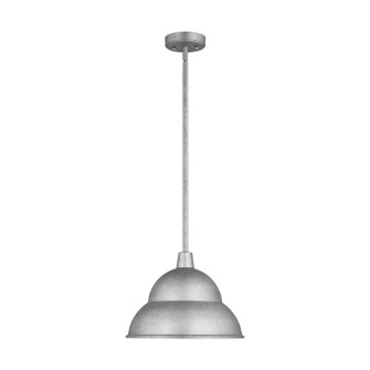 Barn Light One Light Outdoor Pendant in Weathered Pewter (454|623670157)