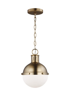 Hanks One Light Mini Pendant in Satin Brass (454|6177101EN3848)