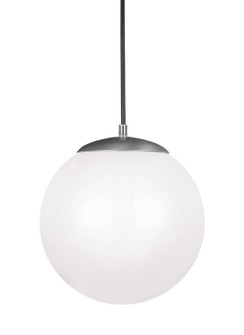 Leo - Hanging Globe LED Pendant in Satin Aluminum (454|602293S04)