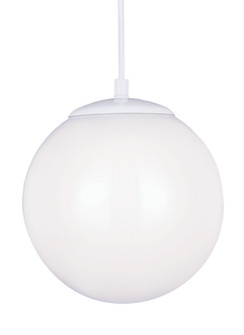 Leo - Hanging Globe One Light Pendant in White (454|6020EN315)