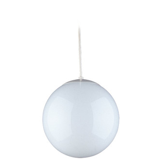 Leo - Hanging Globe One Light Pendant in White (454|602015)