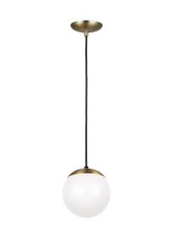 Leo - Hanging Globe One Light Pendant in Satin Brass (454|6018EN3848)