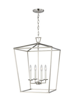 Dianna Four Light Lantern in Brushed Nickel (454|5392604962)