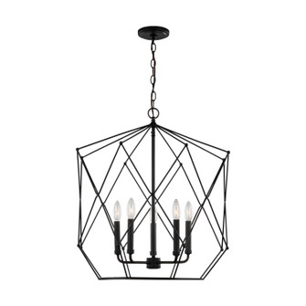 Zarra LED Pendant in Midnight Black (454|5334105EN112)