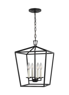 Dianna Four Light Lantern in Satin Brass (454|5292604EN848)