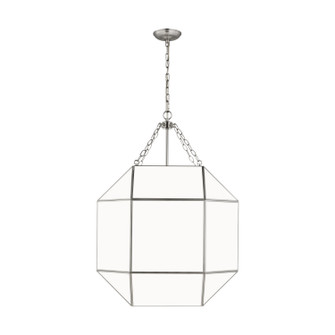 Morrison Four Light Lantern in Brushed Nickel (454|5279454962)