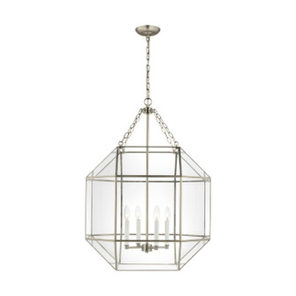 Morrison Four Light Lantern in Antique Brushed Nickel (454|5279404EN965)