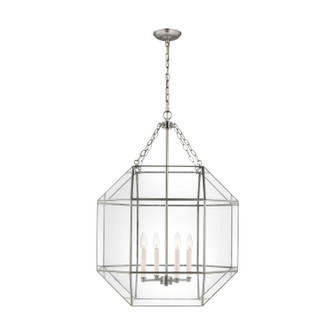 Morrison Four Light Lantern in Brushed Nickel (454|5279404EN962)